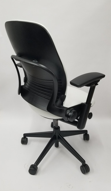 Steelcase, Leap, Chair, V2, White, Leather,