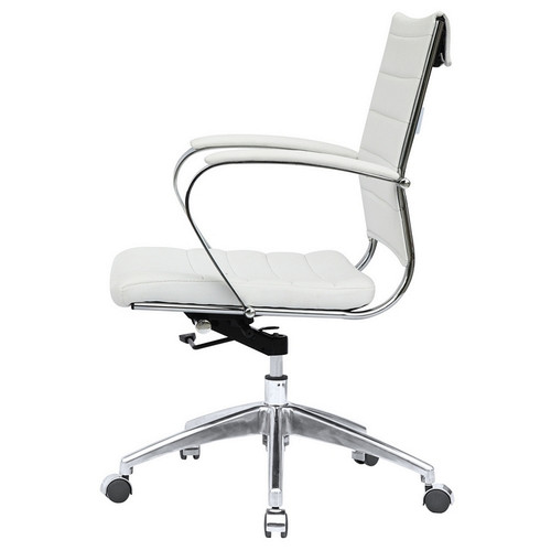 Sopada Conference Office Chair Mid Back, White by ModSavy