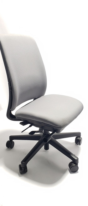 gray office chair no arms