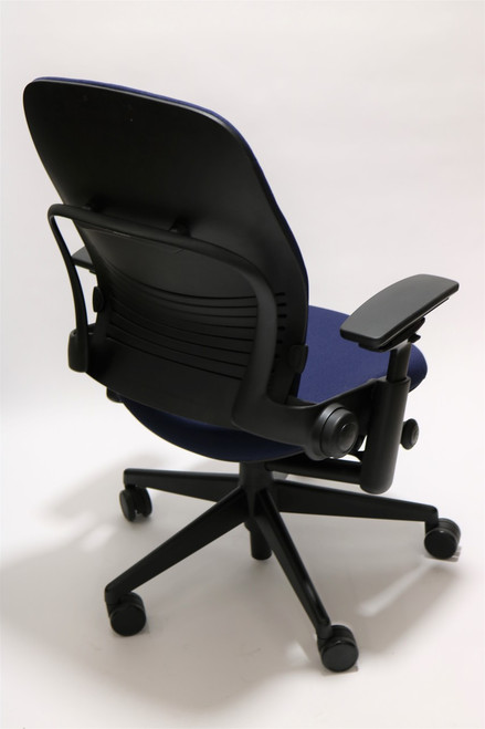 Steelcase, Leap, Chair, V2, Navy, Fabric,