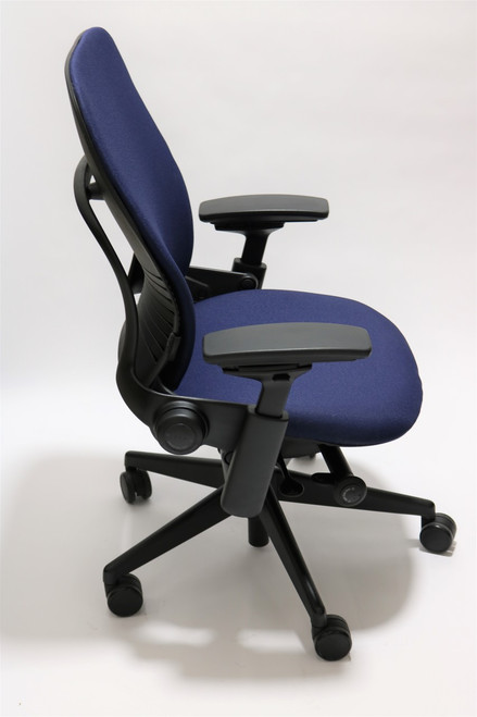 Steelcase, Leap, Chair, V2, Navy, Fabric,
