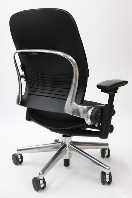 steelcase leap v2 polished aluminum