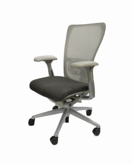 Haworth Zody Chair, Mineral, All Features, Adjustable Arms, Adjustable Lumbar Support