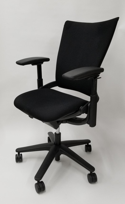 Allsteel #19 Style Sum Chair, All Features, 4-Way Adjustable Arms