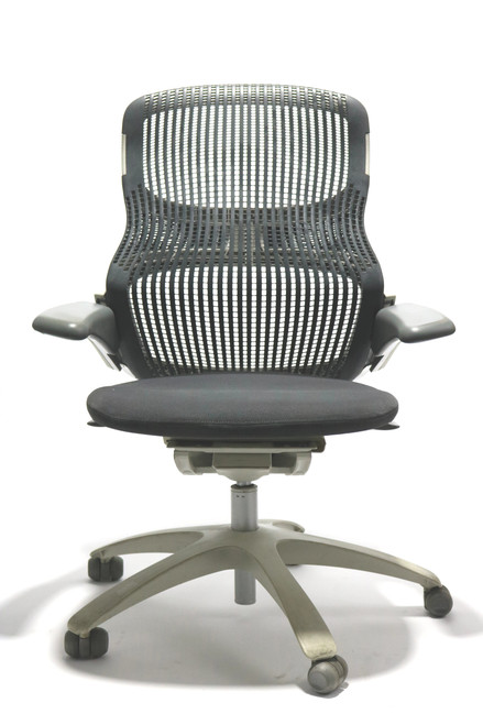 Knoll Generation Chair Black and White Frame