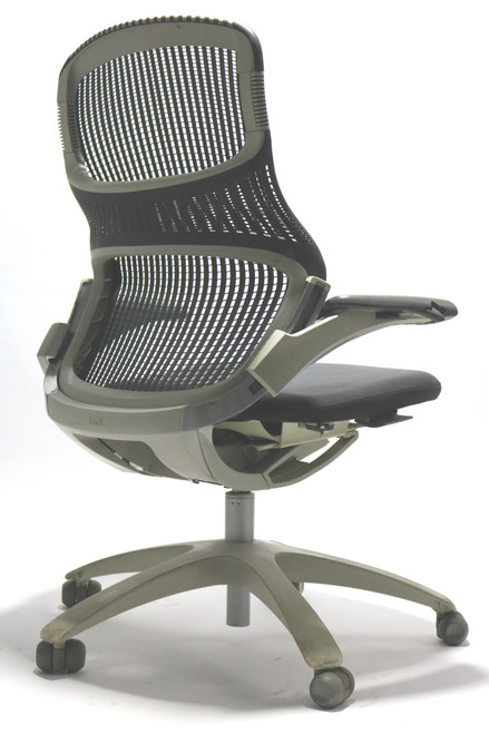Knoll Generation Chair Black and White Frame