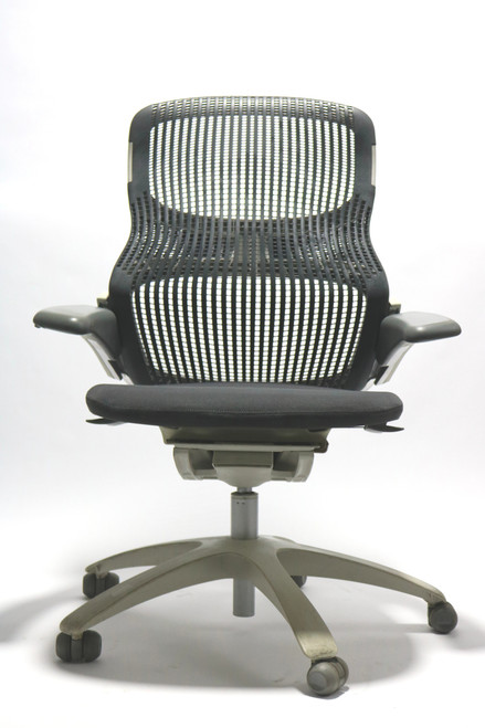Knoll Generation Chair Black and White Frame