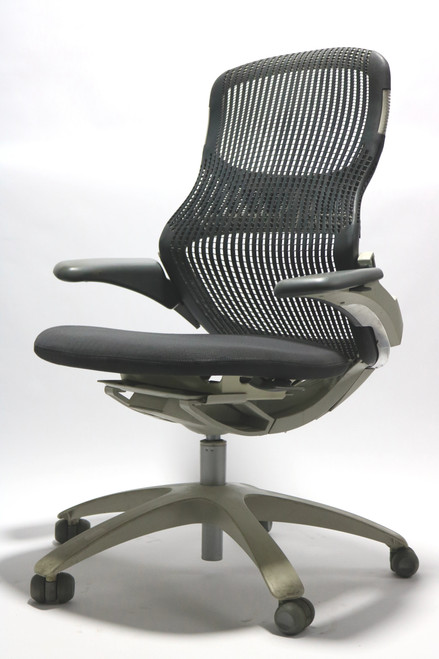 Knoll Generation Chair Black and White Frame