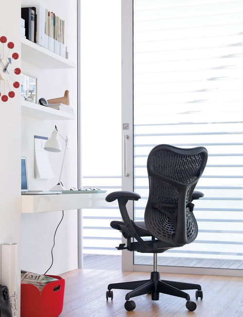 Herman Miller Mirra, V2 Chair, Black, Fully Adjustable Model