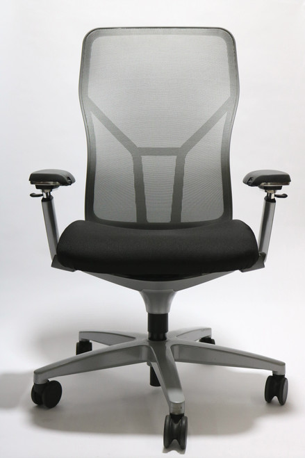 Allsteel Acuity Chair, Fully Loaded, + Fully Adjustable Arms Titanium Frame