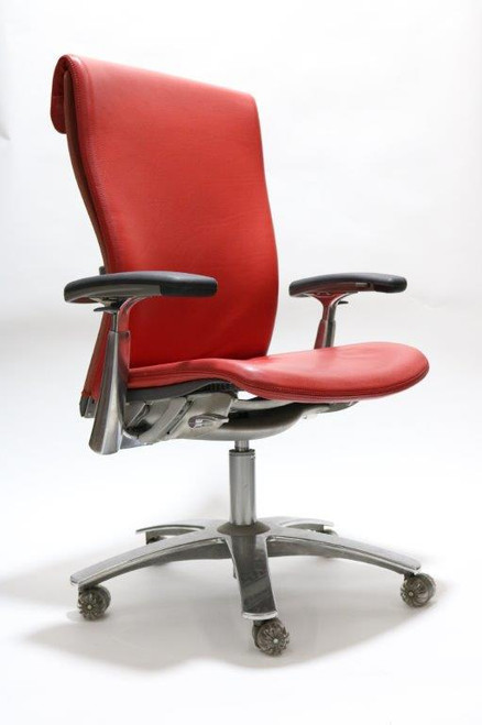 knoll life chair leather