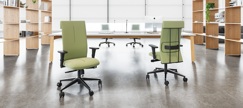 Leef Office Chair by Cavaletti Light Brown Leather  Leef Office Chair by Cavaletti Light Brown Leather