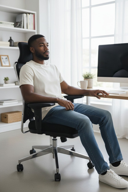 NewNet Office Chair 3D Mesh by Cavaletti, With Headrest