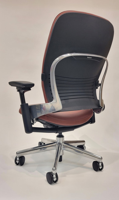 steelcase leap v2 polished aluminum