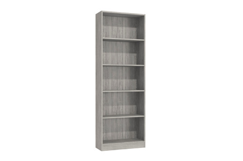 5 Shelf Bookcase in Modern Gray By UrbanHaus 