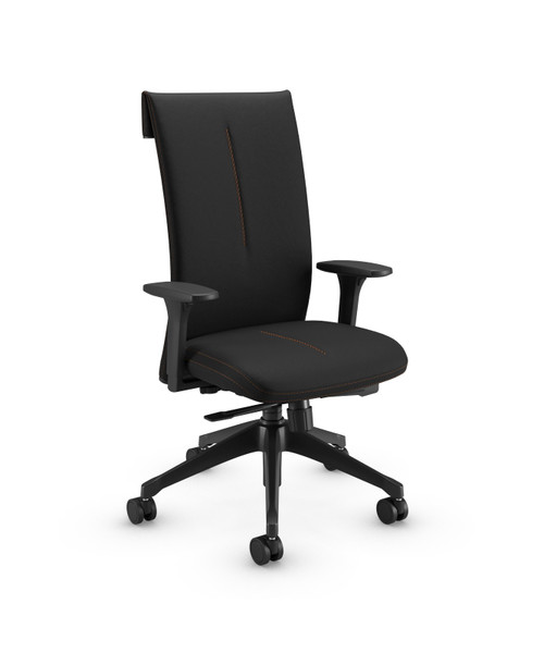 Haworth Zody Chair, Titanium Frame, Adjustable Lumbar Support