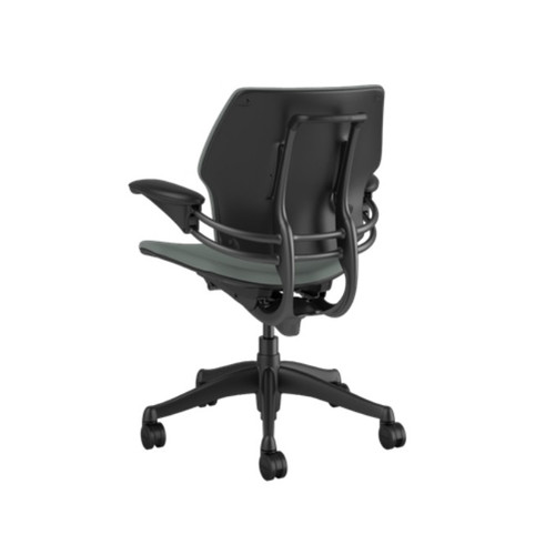 Humanscale Freedom Chair, Gray Leather, Fully Adjustable