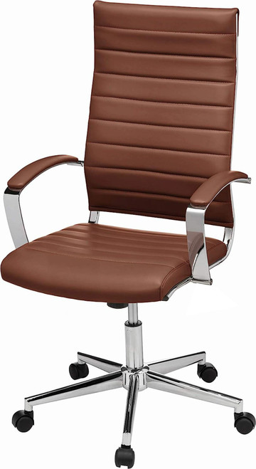Sopada Conference Office Chair High Back, Coffee Brown by ModSavy