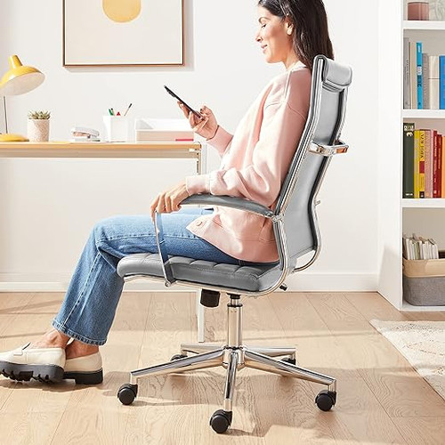 Sopada Conference Office Chair High Back, Gray by ModSavy