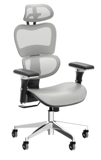 Humanspine Office Chair by ModSavy Brand NEW Platinum