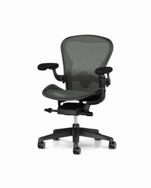 Herman Miller Aeron Chair, Executive Model (Remastered Version, V2) Adjustable Arms, Adjustable Lumbar