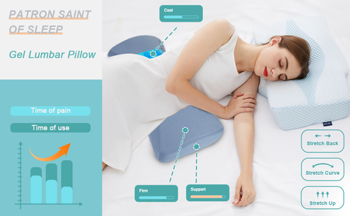 Lumbar Support Pillow for Bed Lower Back Pillow for Sleeping Lumbar Pillow  for