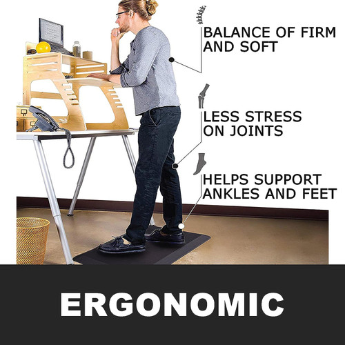 Extra Thick anti Fatigue Mat Floor Mat, Standing Desk Mat Memory