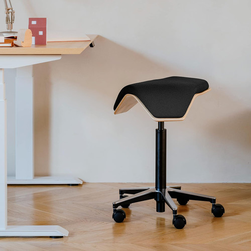 Ergonomic Rolling Stool for Healthy Posture and Sustainable Style