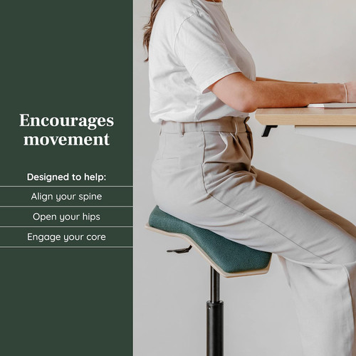 Ergonomic Rolling Stool for Healthy Posture and Sustainable Style
