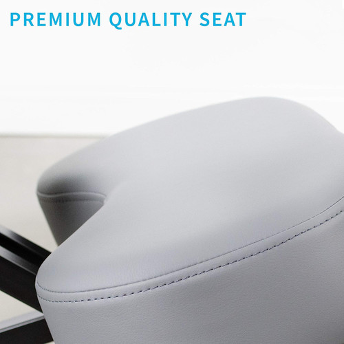 Kneeling Chair Ergonomic for Office, Adjustable Stool for Home and Office -  Improve Your Posture with an Angled Seat - Thick Comfortable Moulded Foam