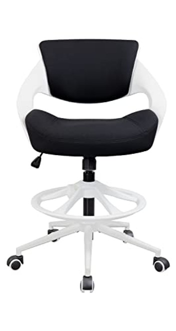 BOJUZIJA Drafting Tall Office Standing Computer Desk Chair with