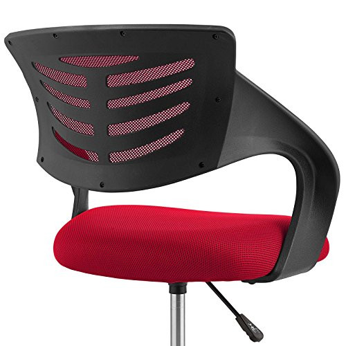 ModSavy Thrive Drafting Chair - Tall Office Chair for Adjustable Standing Desks in Red