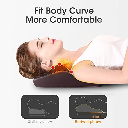 Shiatsu Neck Back Massager Pillow with Heat, Deep Tissue Kneading Massage  for Back, Neck, Shoulder, Leg, Foot, Gift for Men Women Mom Dad, Stress  Relax at Home Office and Car 