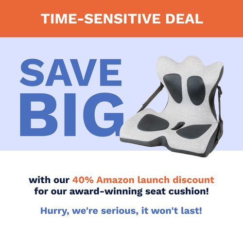 Pressure Relief Ergonomic Car Seat Cushion | Cushion Lab Earth