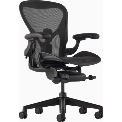 Herman Miller Aeron Chair, Size B, Remastered, V2 Posturefit SL Model