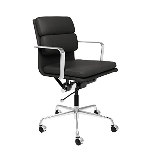 ModSavy Padded Management Office Chair - Mid Back Black