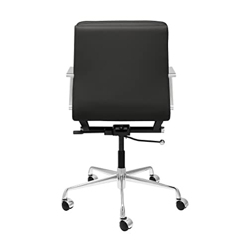 ModSavy Padded Management Office Chair - Mid Back Black