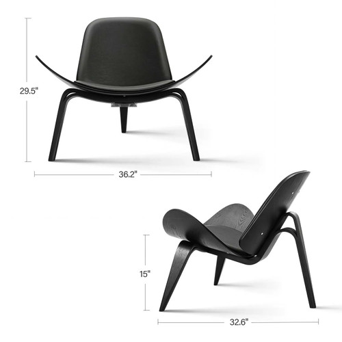 Wegner Lounge Chair Walnut by ModSavy