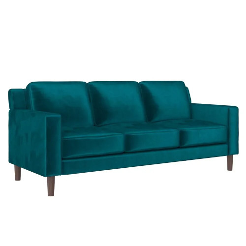 Horkenas Velvet Sofa 3 Seat By ModSavy