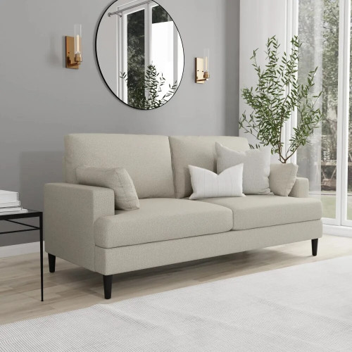 Akiva Modern Sofa Smoke Grey By ModSavy