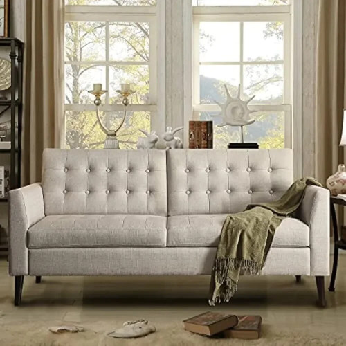 Reb Loveseat Small Area Living Room in Beige By ModSavy