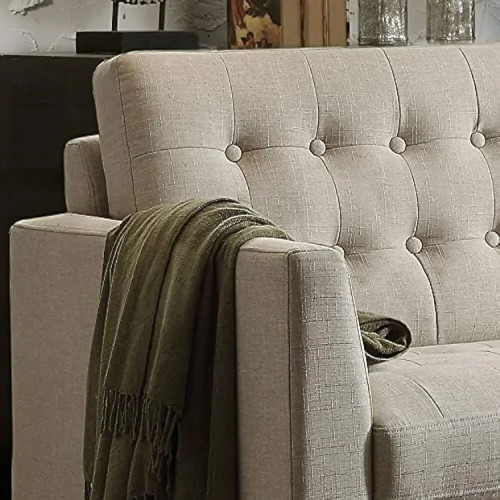 Reb Loveseat Small Area Living Room in Beige By ModSavy