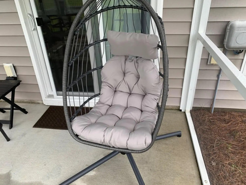 Es Egg Swing Chair with Stand by ModSavy