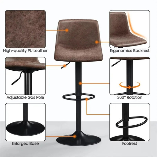 Germarion Bar Stool Set of 2 17 Stories