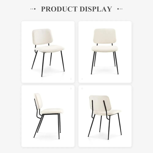 Flex Fabric Dining Side Chairs by ModSavy