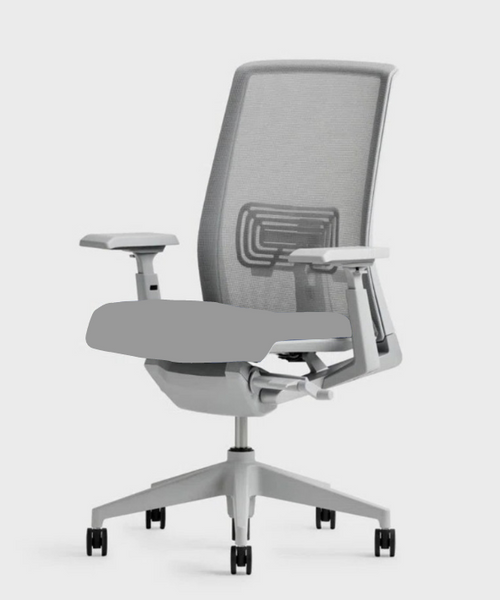 Haworth Very Chair Mineral Mesh Back Fully Adjustable Model Gray Seat