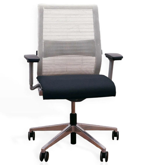 Steelcase Think Chair, Mineral, 3D Knit Back, Lumbar Support Mineral Base