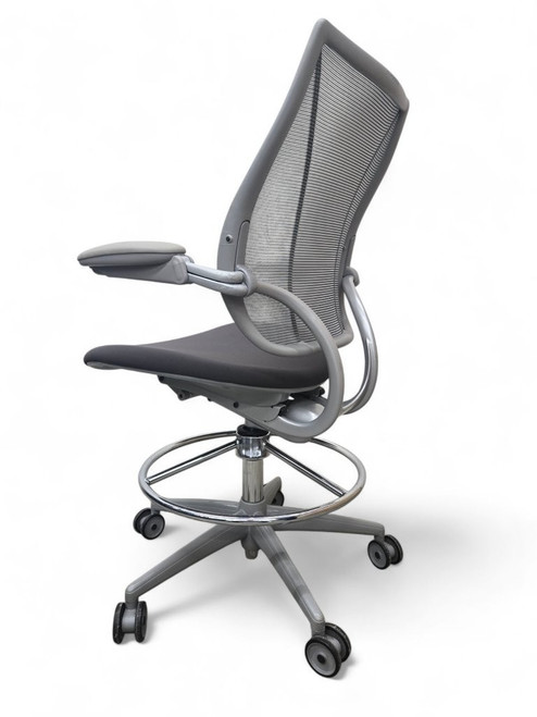 Humanscale Liberty Chair, Platinum, Adjustable Arms, Stool,
