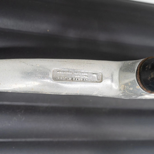 Herman Miller Aluminum Management Side Chairs in Black Leather 4 In Stock 