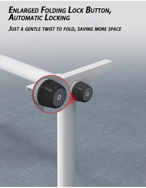 Conference Table Foldable Meeting Tables, Mobile Training Table with Wheels, Flip Top Rolling Seminar Meeting Table for Office, Meeting Room, Gray